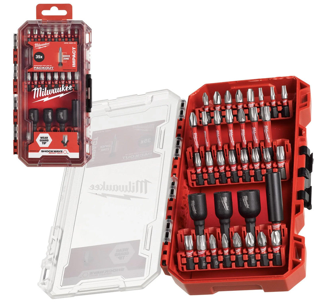 Estuche 35 piezas SHOCKWAVE Impact Duty Milwaukee - 2