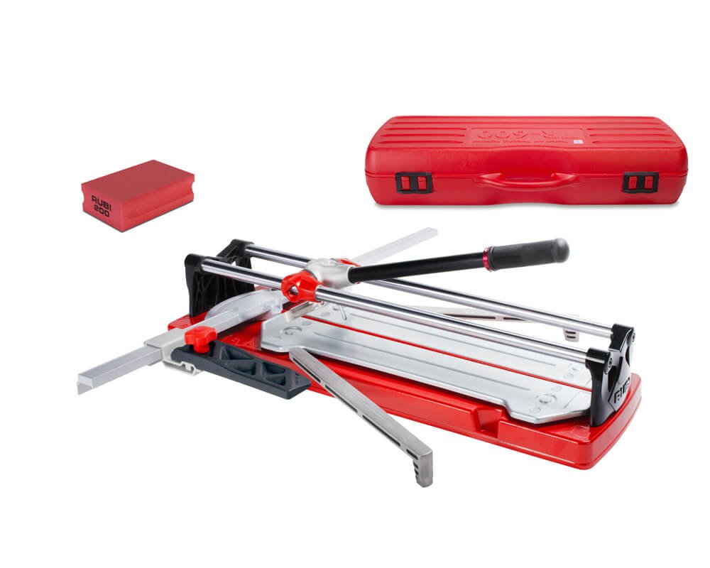 Rubi TR-600 Magnet Manual Cutter + 200 grit Diamond Polishing Block