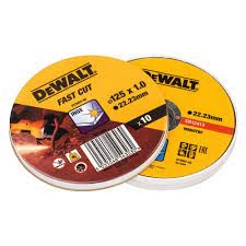 Can of 10 high-performance cutting discs for stainless steel 125x1 DT3507 Dewalt