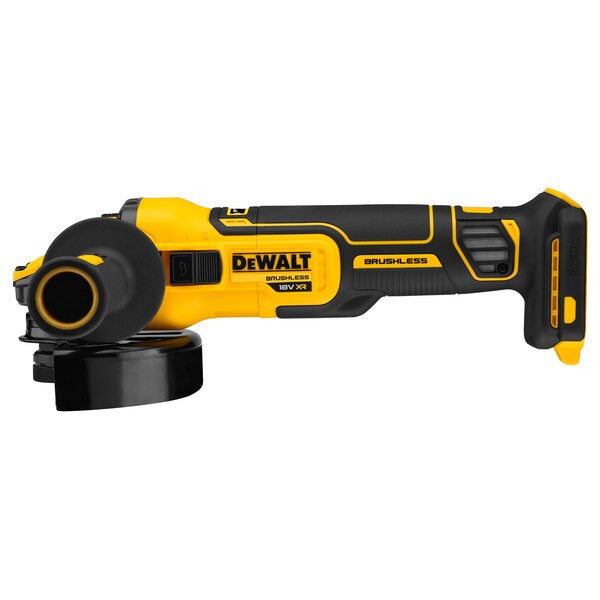 18v XR 125mm brushless grinder with 2 5Ah bats and case + Dewalt DCG409P2X Disc