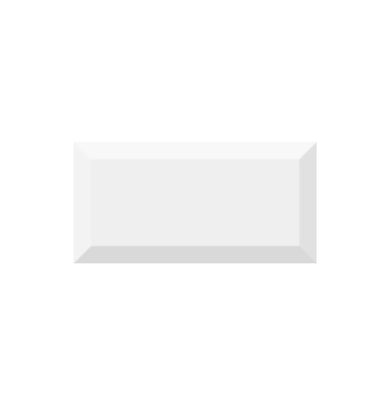 Box of 50 Pieces White Mugat Tile 10x20 Vives (Box 1 m2)