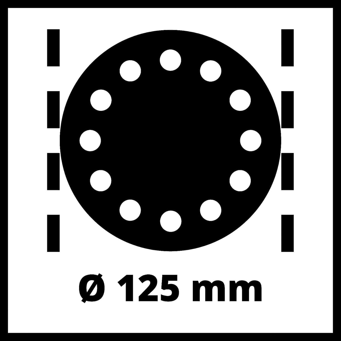 Lijadora excéntrica 18V 125mm Einhell TE-RS 18 Li-Solo EINHELL - 12