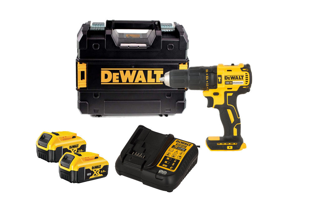 Taladro percutor 18V 2 bat. 5,0Ah con maletín Dewalt DCD778P2T DEWALT - 1