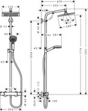 Showerpipe 240 1jet con termostato HANSGROHE - 3