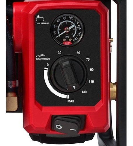 Milwaukee M18FAC-0 construction site compressor