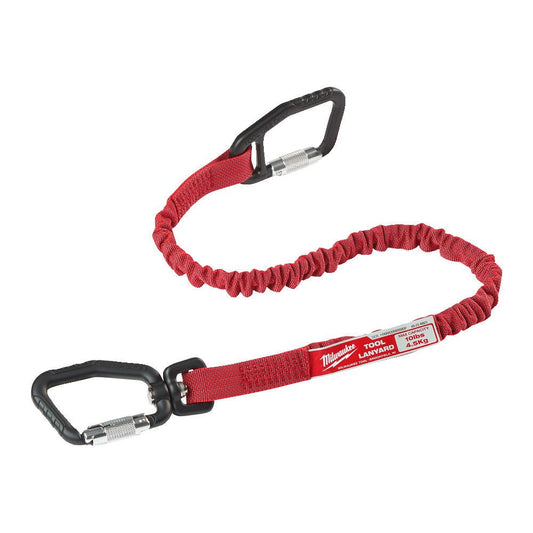 Cuerda anticaída para herramientas de doble mosquetón 4,5kg Milwaukee TOOL LANYARD MILWAUKEE - 1