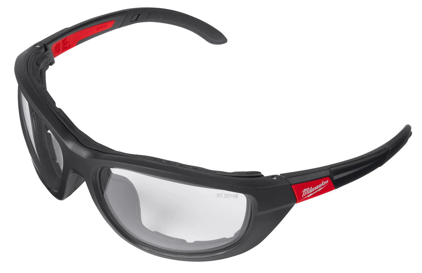 Clear High Performance Safety Glasses with Removable Gasket Milwaukee 4932471885