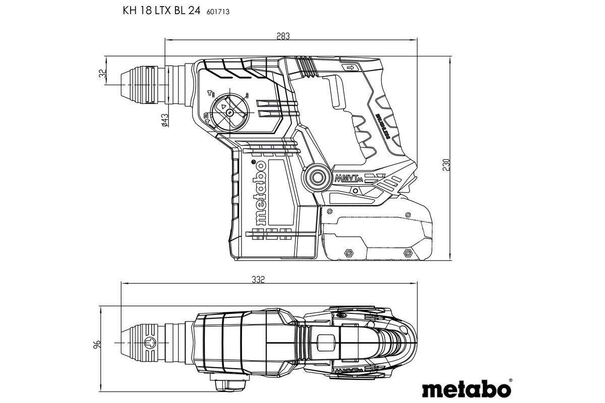 Martillo a batería Metabo KH 18 LTX BL 24 METABO - 4