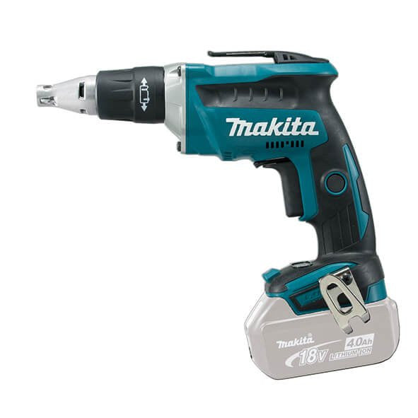 Makita 18V drywall combo: Pladur DFS452 screwdriver + DHR202 light hammer + 2 5.0Ah batteries + bag