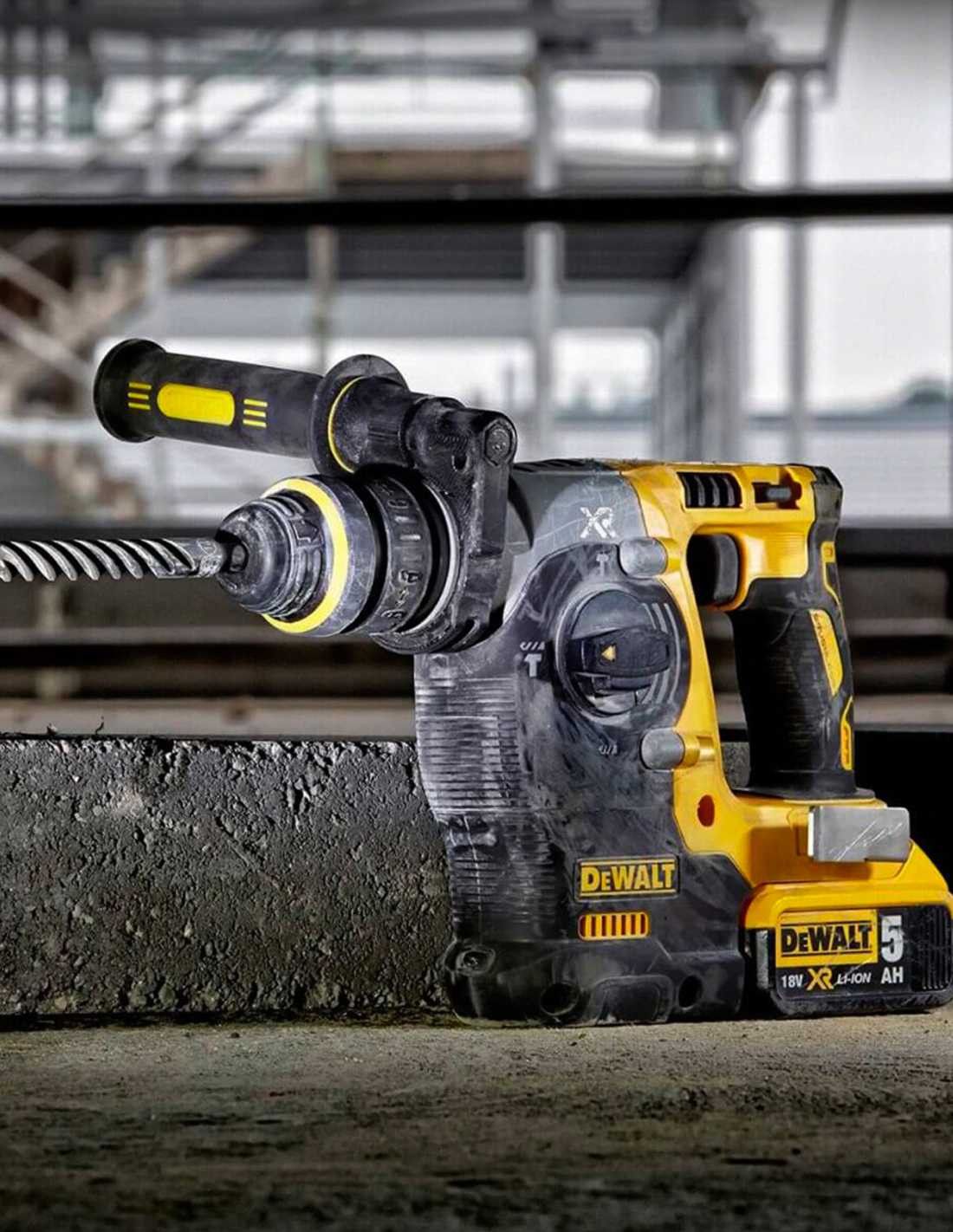 Dewalt Kit DCD796 Hammer Drill + DCH273 Hammer + 2bat 2Ah + charger + TSTAK VI DCK273D2