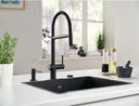 Grifo de Cocina Extraible Active Semi Pro 2 Jets MB Negro Mate Franke FRANKE - 3