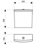 Cisterna baja 3/6L Wirquin 50717468 WIRQUIN - 2