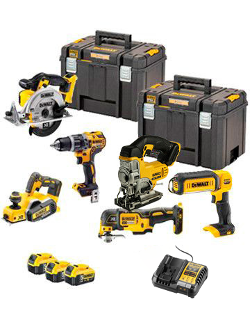 Power kit 5 Dewalt battery-powered tools 18V DCK523P3T