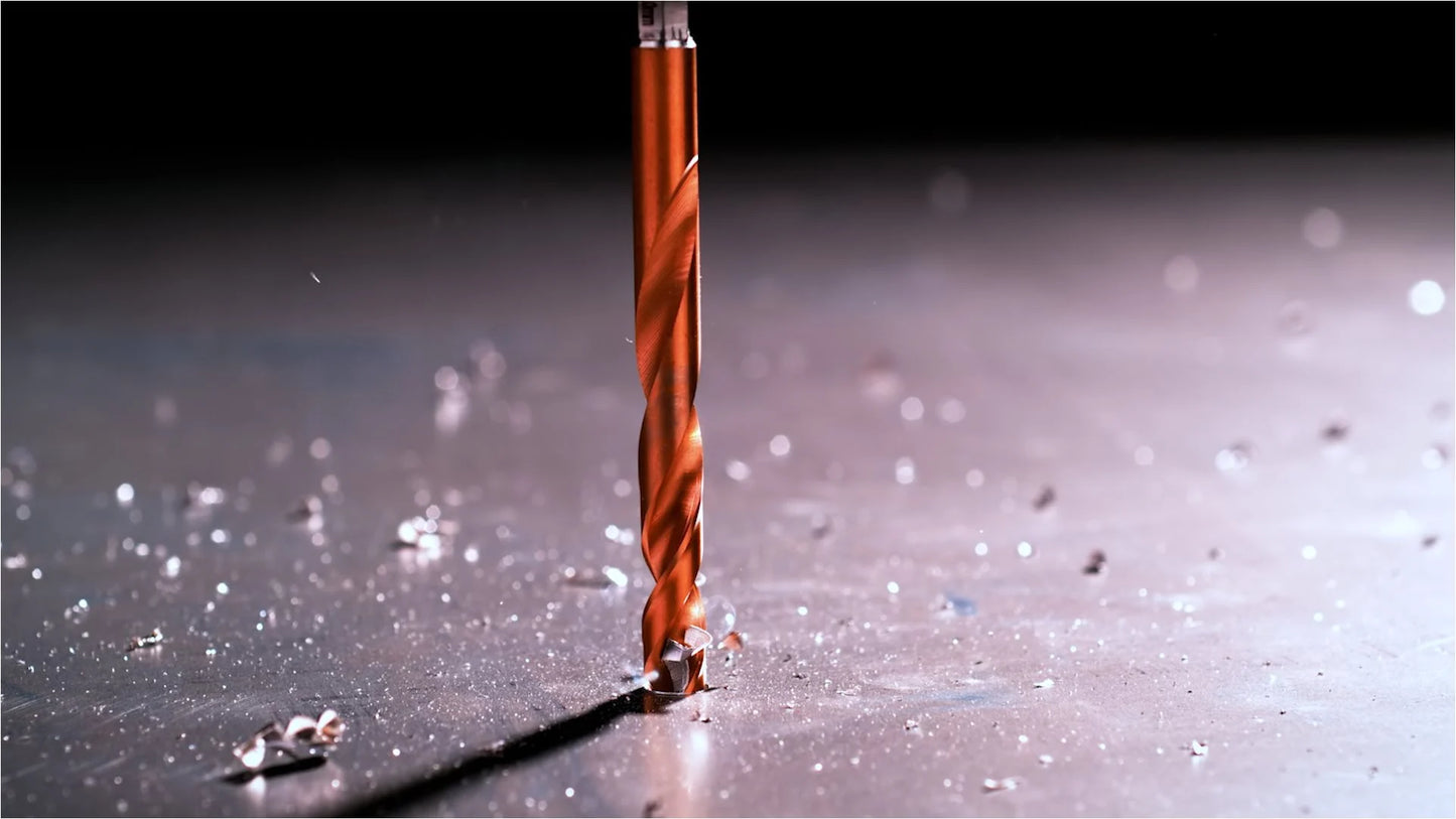 Estuche 10 brocas SHOCKWAVE HSS-G TIN RED HEX Milwaukee