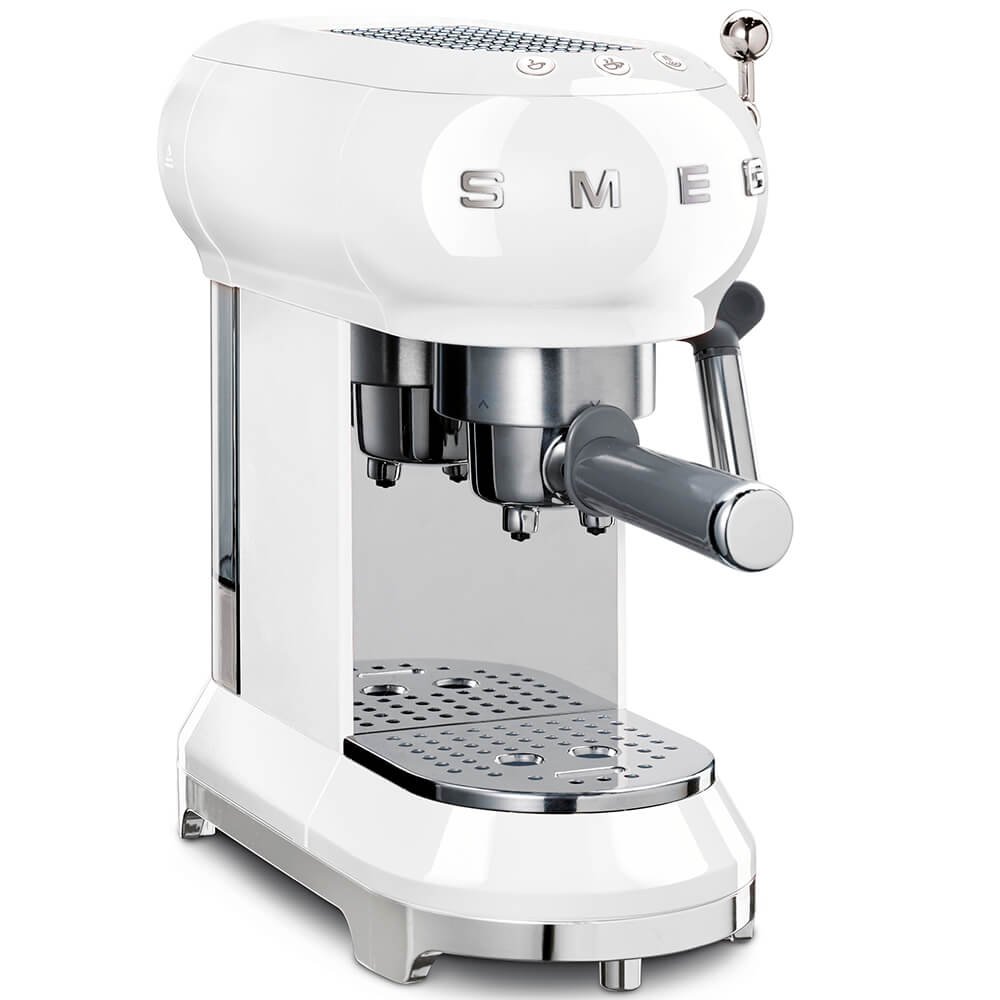 Cafetera espresso blanca Smeg