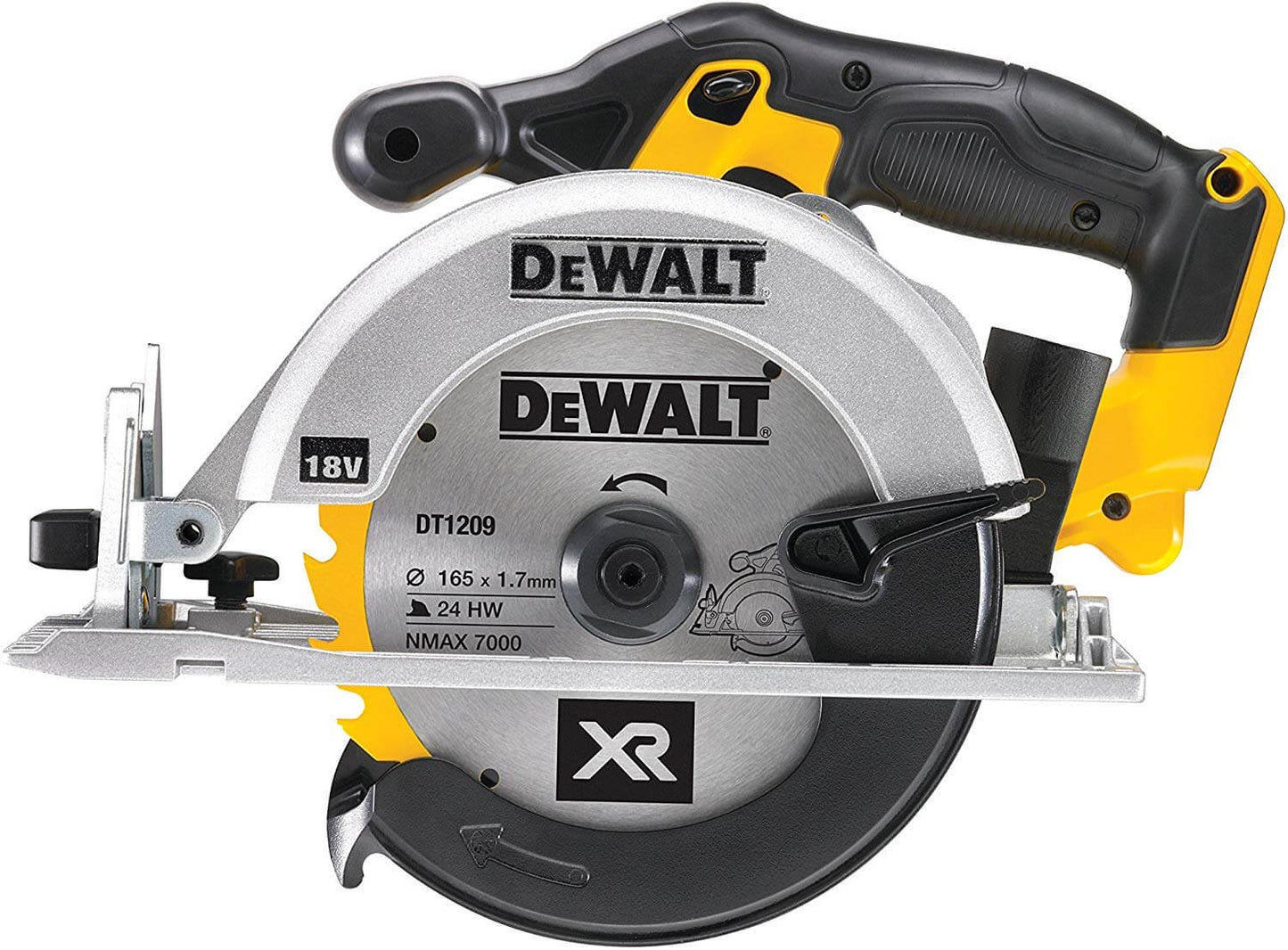 Sierra circular Dewalt XR 18V con maletín DCS391NT