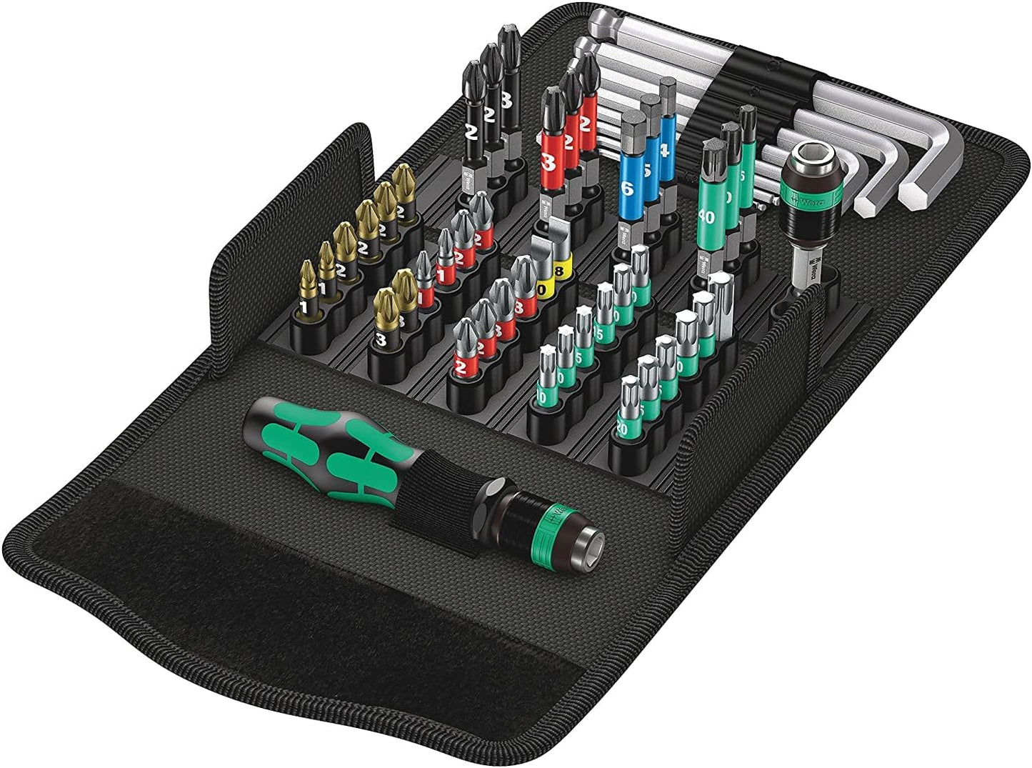 Kraftform 100 Wera 057460 screwdriver set of 52 pieces