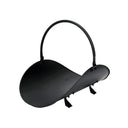 Cesta metálica para leña color negro 48x35x38cm EDM