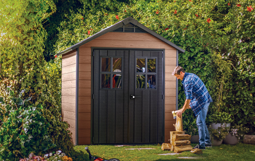 Newton 757 Keter resin garden shed