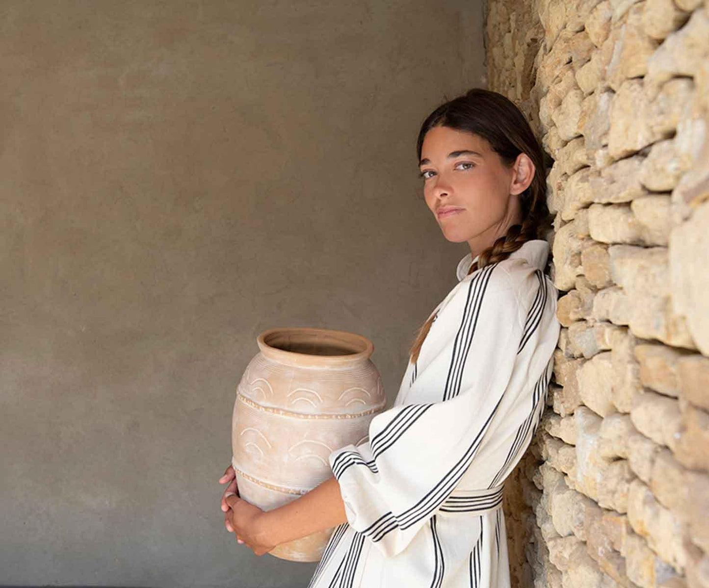 Jarrón de Cerámica Alayor Ø31,5x42,5cm Andrea House