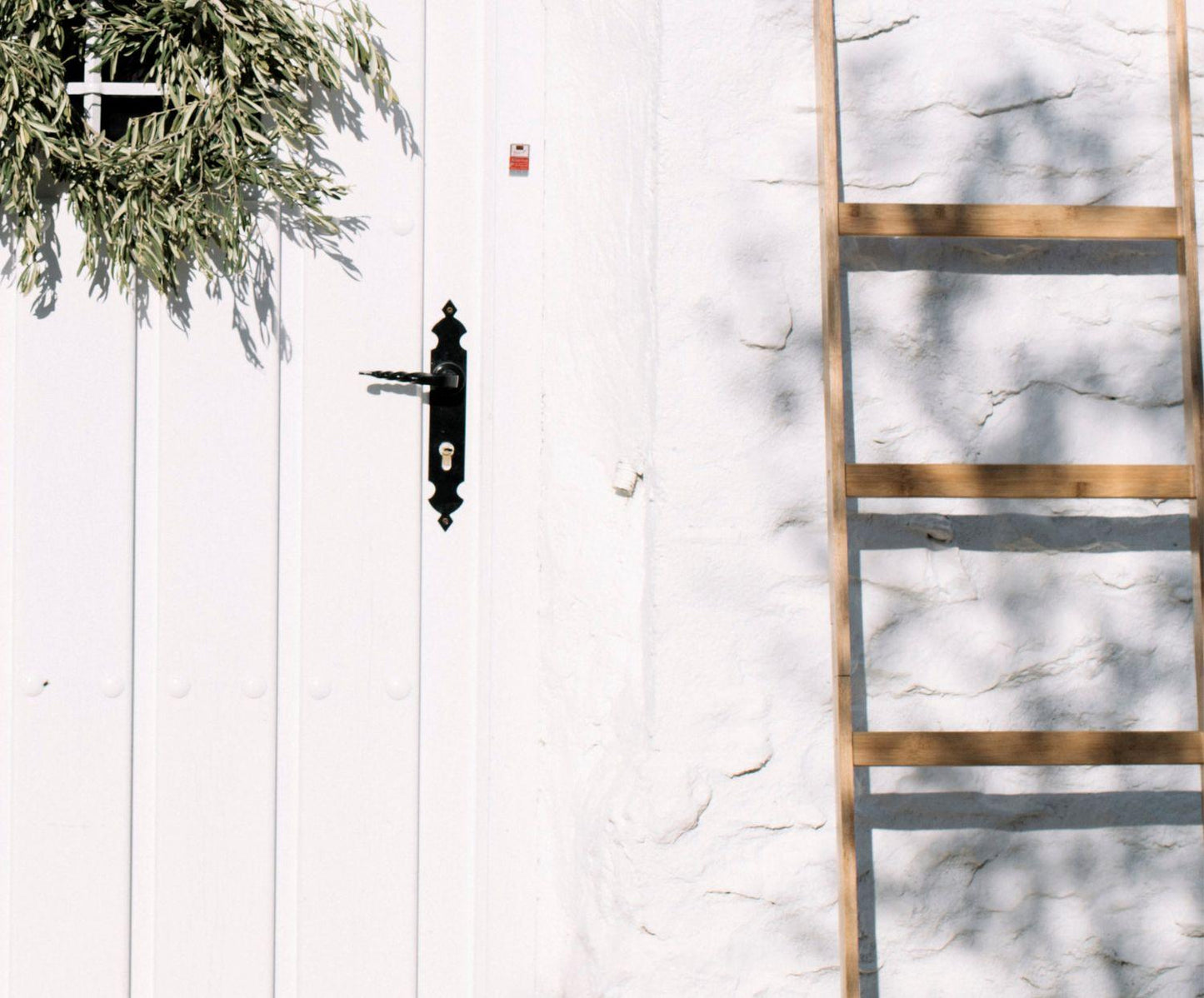 Escalera decorativa bambú 43×4×170cm Andrea House