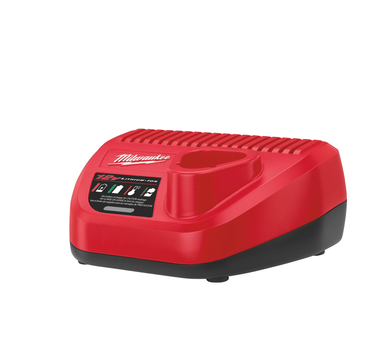 Taladro percutor subcompacto M12 + Batería 2Ah + Cargador + Maletín Milwaukee M12 BLPDRC-202C