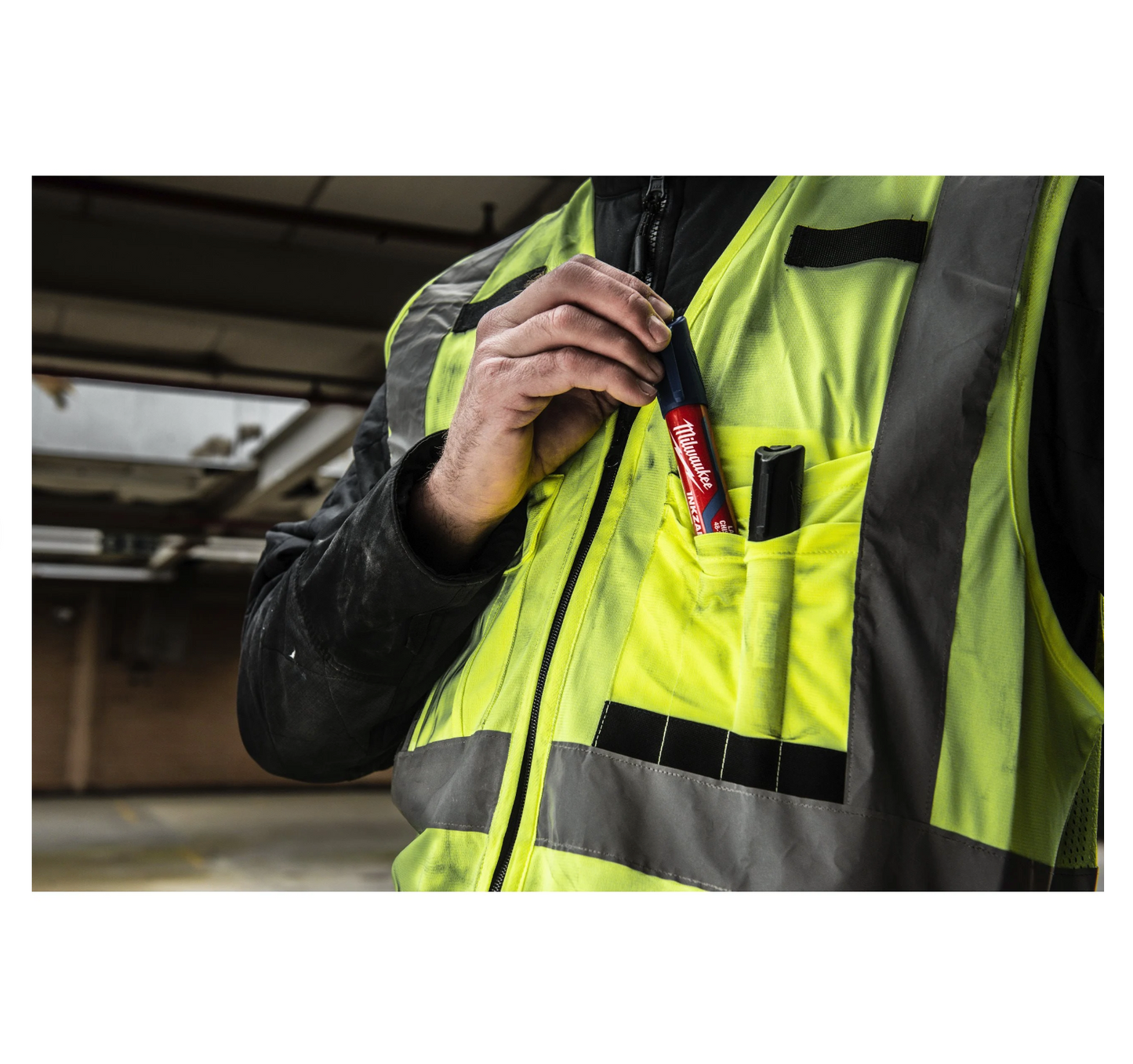 Milwaukee High Visibility Yellow Vest