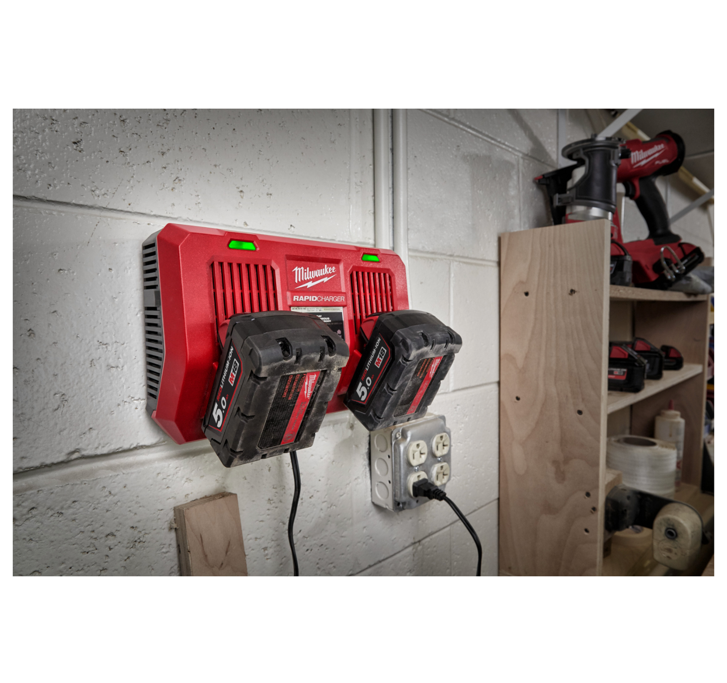 Cargador Doble M18 Milwaukee M18 DFC