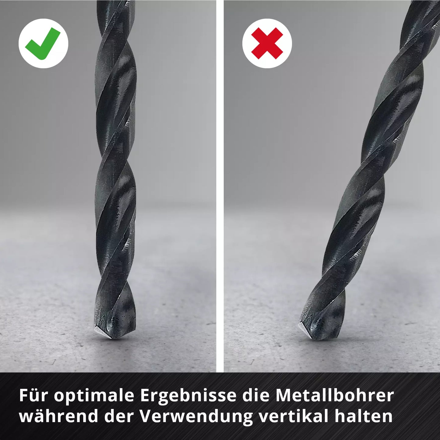 Set of 6 HSS-R LS drill bits Einhell 49423006