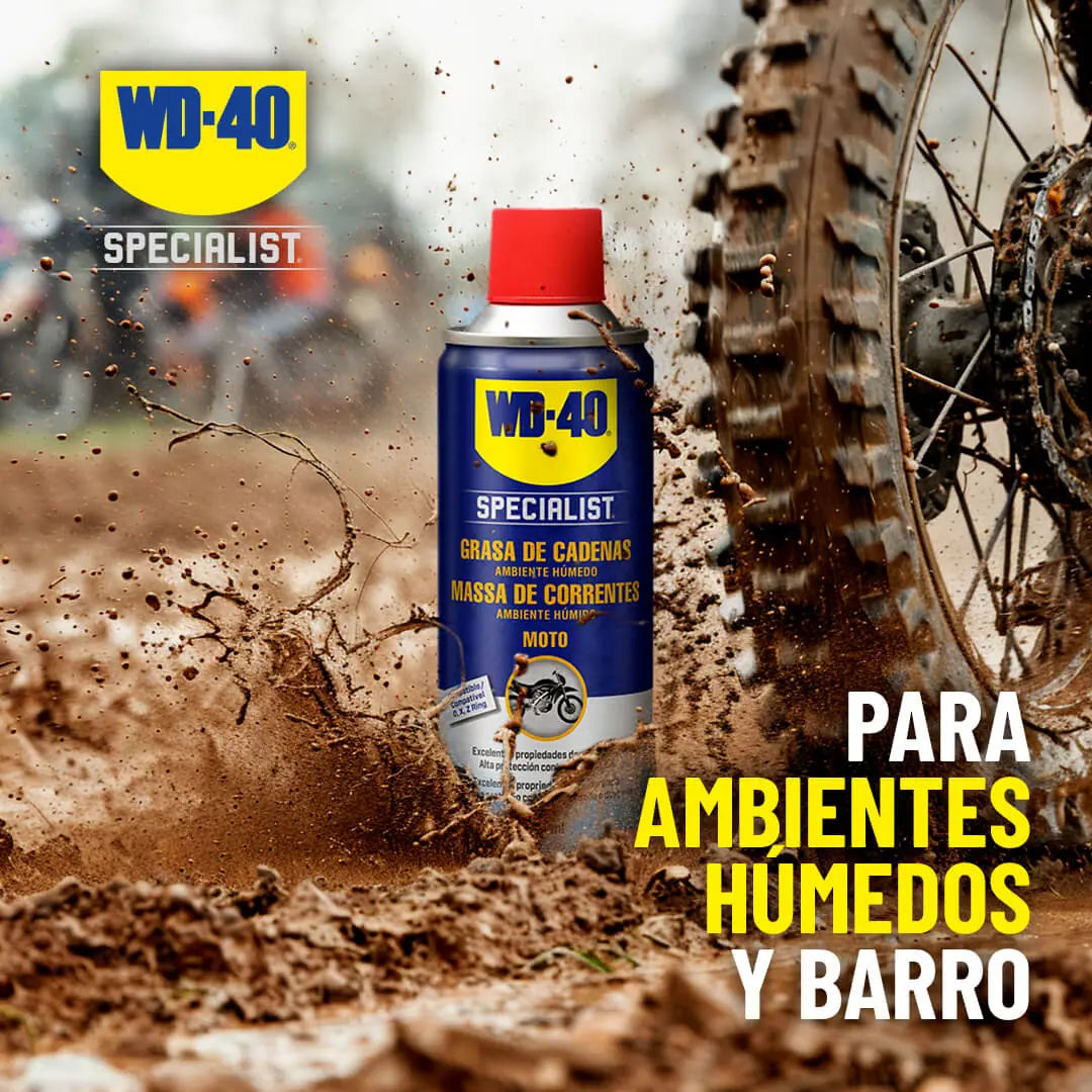 Chain Grease for Wet Environments 400ml MOTO WD-40