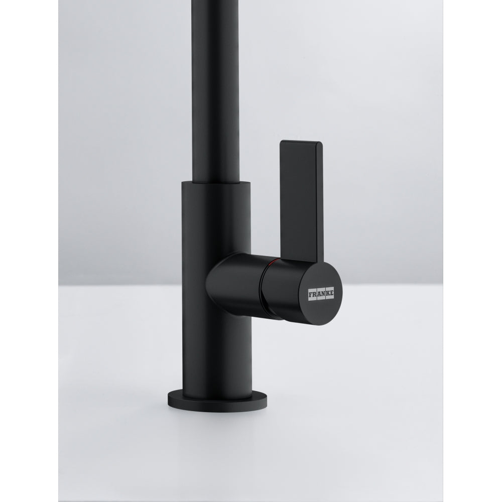 Kitchen Faucet Neptune Evo Black Swivel Matt Franke 115.0711.724