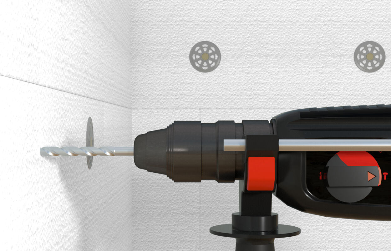 Fijación de enlucido 8/100 100uds Fischer