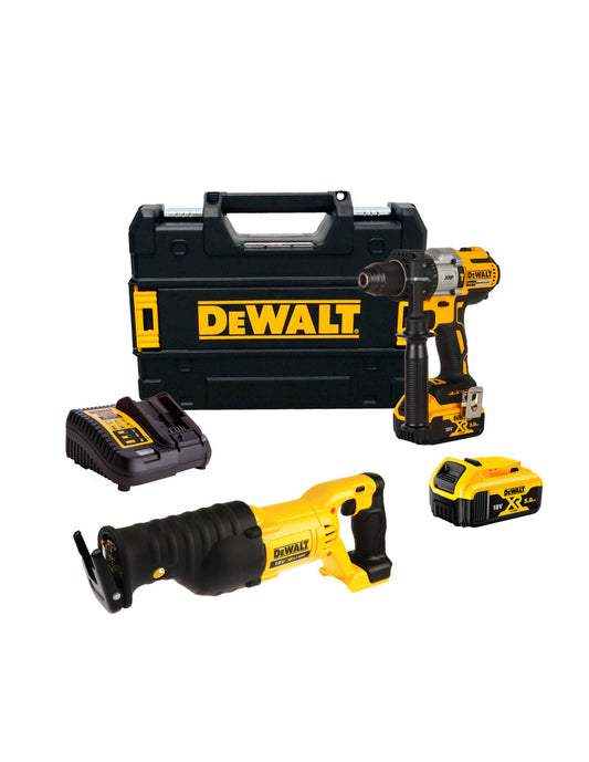 Combo Dewalt CPROF139 DCD996P2 rotary hammer + DCS380N reciprocating saw