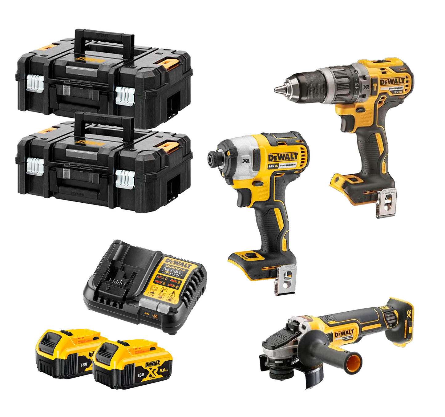 Dewalt DCK384P2T 18V XR 3-Tool Kit