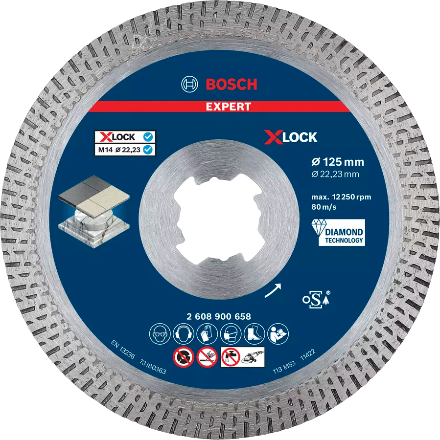 Diamond blade 125mm Expert Hard Ceramic Bosch