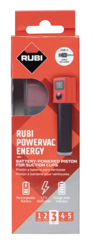 Powerbac Energy Rubi Manual to Electric Suction Cup Converter