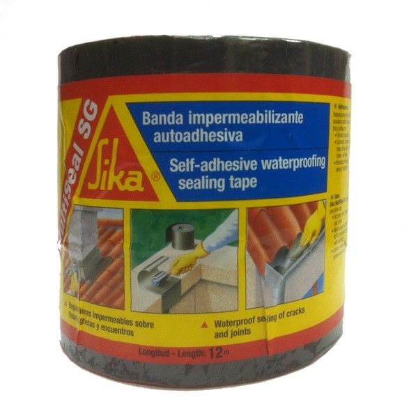 Banda Impermeabilizante SIKA MULTISEAL SG 15cm x 12mtr Gris