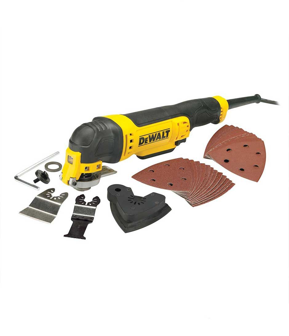 Multiherramienta oscilante Dewalt DWE315 - 300 W + 30 accesorios